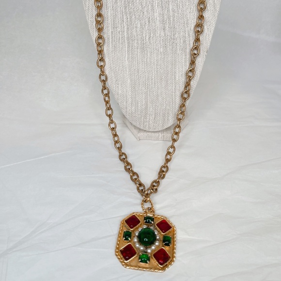 Vintage 80s Chanel Gripoix Collection 25 Necklace - Picture 10 of 11